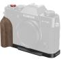 SmallRig 5666 L-Shaped Mount Plate w/ Wooden Handle For Fujifilm X-T30 (Black)