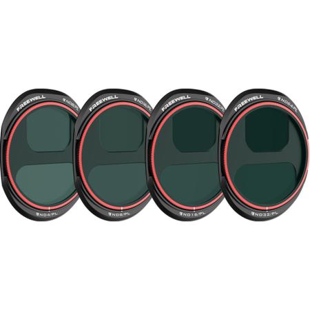 Freewell Mavic 4 Pro Split ND/PL Filters Bright Day - 4 Pack
