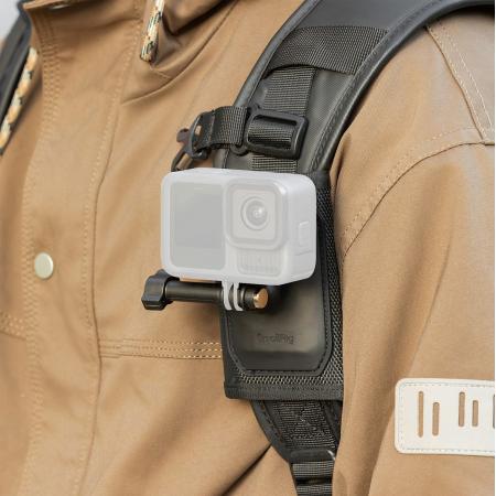 SmallRig 5721 Hook And Loop Backpack Strap Mount For Action Cameras