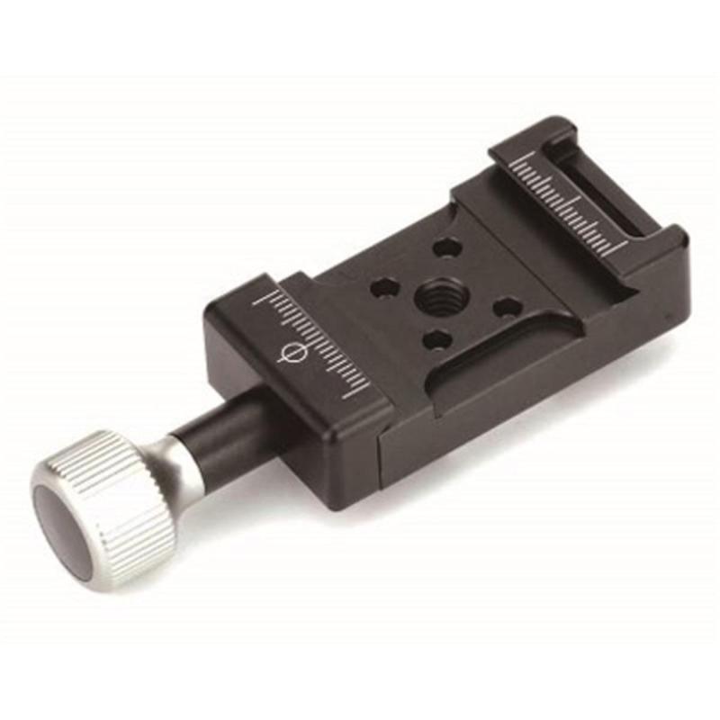 Leofoto DC-29 QR Clamp w/ Cold Shoe Mount