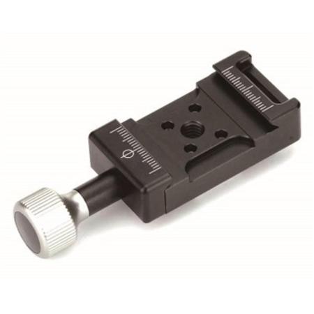 Leofoto DC-29 QR Clamp w/ Cold Shoe Mount