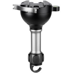 Leofoto Summit 75mm Leveling Base + Platform Long w/ Clamp