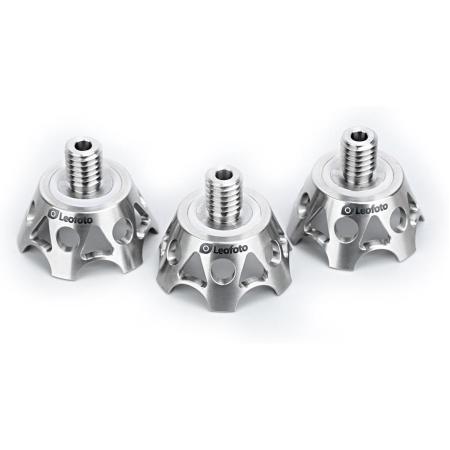 Leofoto TF-02 Titanium Klauw Voetjes 3 Pieces