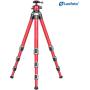Leofoto LA-324C+LH-40(Red) CNC Tripod Hard Anodize