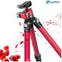 Leofoto LA-324C+LH-40(Red) CNC Tripod Hard Anodize