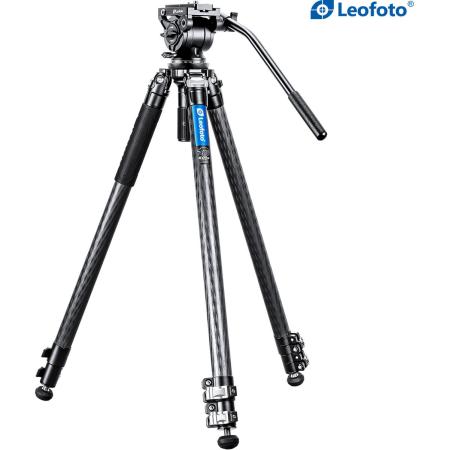 Leofoto LVM-323C+BV-10 Flip Lock Carbon Tripod