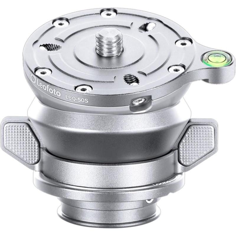 Leofoto LBQ-50S Silver Leveling Base