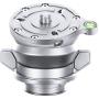 Leofoto LBQ-50S Silver Leveling Base
