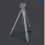 Leofoto LG-324C+LH-40R(Silver) CNC Tripod