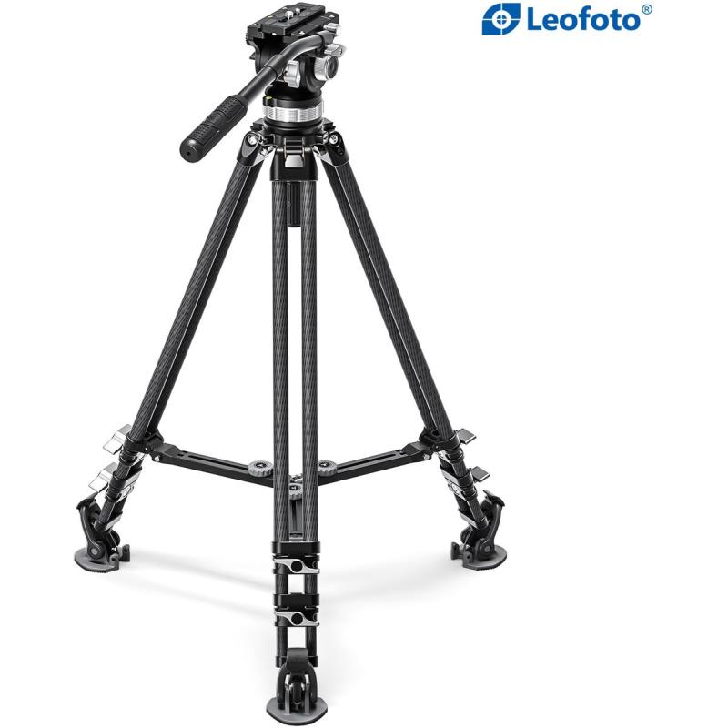 Leofoto LVC-193C+BV-15 Carbon Fiber Twin Leg Tripod