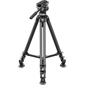 Leofoto LVC-253C+BV-20 Carbon Fiber Twin Leg Tripod