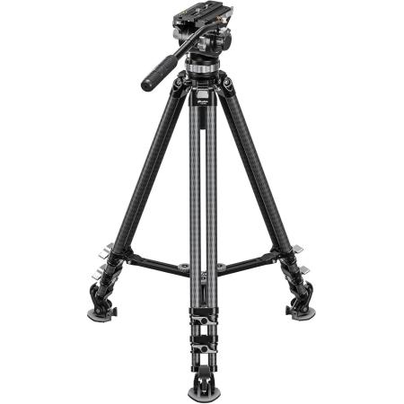 Leofoto LVC-253C+BV-20 Carbon Fiber Twin Leg Tripod