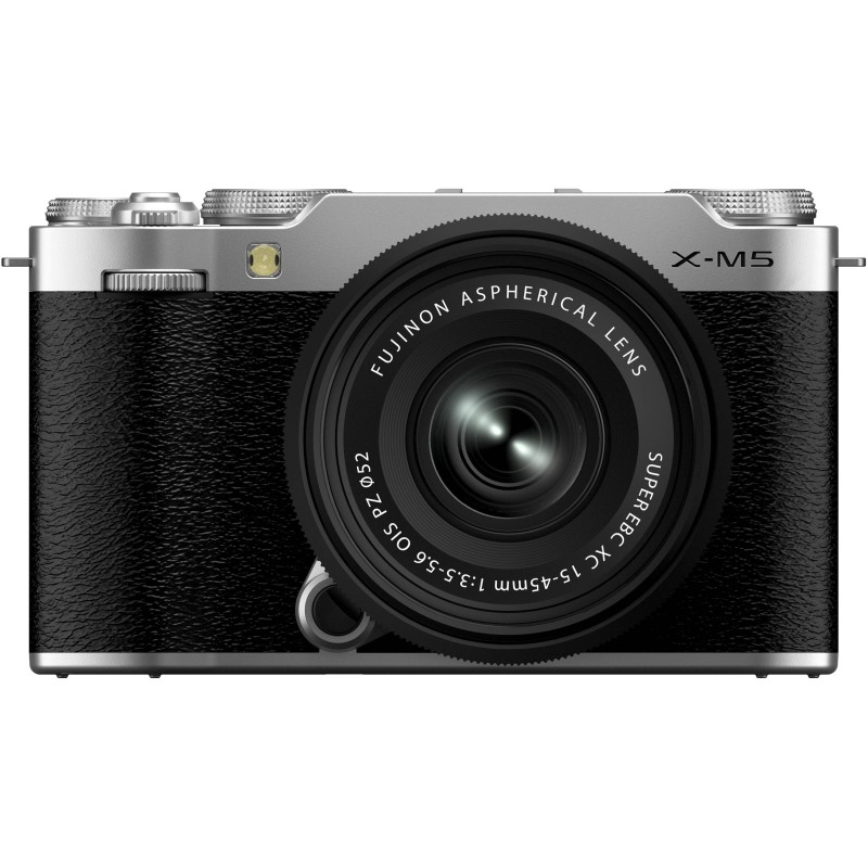 Fujifilm X-M5 + XC 15-45mm f/3.5-5.6 (Plateada)