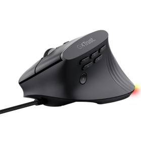 Ratón Vertical Gaming Inalámbrico Trust Gaming GXT 145 Rexxa 26024/ Hasta 12800 DPI