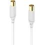 Hama Antenna Cable Coaxstekker - Coax Plug Gold Plated 10.0 M 120 DB