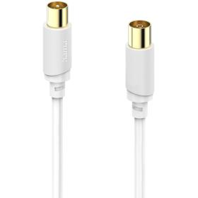 Hama Antenna Cable Coaxstekker - Coax Plug Gold Plated 10.0 M 120 DB
