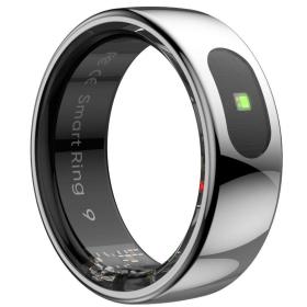 Anillo Inteligente Leotec Kör Ha Talla 11/ Ø20.8mm/ Notificaciones/ Frecuencia Cardíaca/ Plata