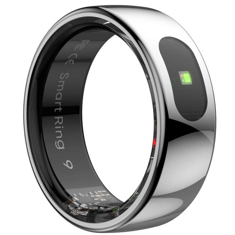 Anillo Inteligente Leotec Kör Ha Talla 11/ Ø20.8mm/ Notificaciones/ Frecuencia Cardíaca/ Plata