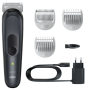Cortapelos Braun BodyGroomer Series 3 BG3340/ con Batería/ 3 Accesorios