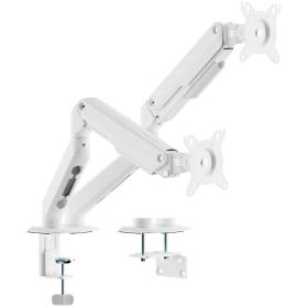 Soporte de Mesa con Contrapeso para 2 Monitores Aisens DT32TSR-437/ Giratorio/ Inclinable/ hasta 9kg