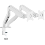 Soporte de Mesa con Contrapeso para 2 Monitores Aisens DT32TSR-437/ Giratorio/ Inclinable/ hasta 9kg