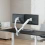 Soporte de Mesa con Contrapeso para 2 Monitores Aisens DT32TSR-439/ Giratorio/ Inclinable/ hasta 9kg