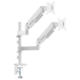 Soporte de Mesa con Contrapeso para 2 Monitores Aisens DT32TSR-441/ Giratorio/ Inclinable/ hasta 9kg