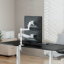 Soporte de Mesa con Contrapeso para 2 Monitores Aisens DT32TSR-441/ Giratorio/ Inclinable/ hasta 9kg