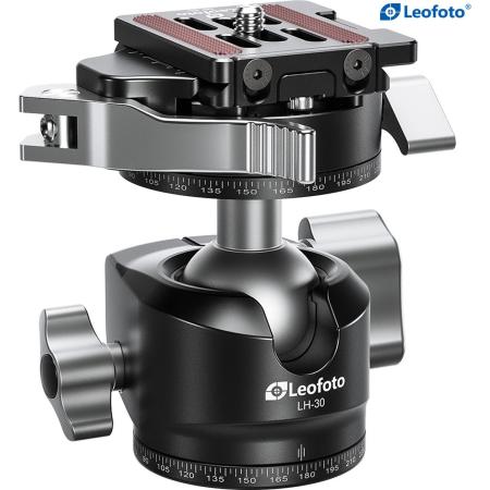 Leofoto 30mm Low Profile Ball Head (w/ 52mm Panning Clamp)