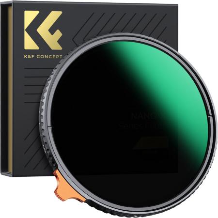 K&amp;F Concept Variable ND Filter ND2-400 Nano X 67mm