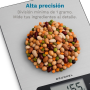 Báscula de Cocina Electrónica Grunkel BC-COOKXT/ hasta 5kg/ Plata