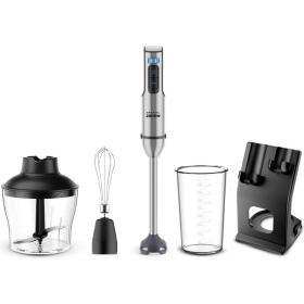 Batidora de mano Grunkel BM-2000SET/ 2000W/ Capacidad 0.8L/ Incluye Vaso, Picadora, Varilla y Soporte