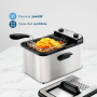 Freidora Grunkel Maxi Fry Pro/ 3000W/ Capacidad 4.2L