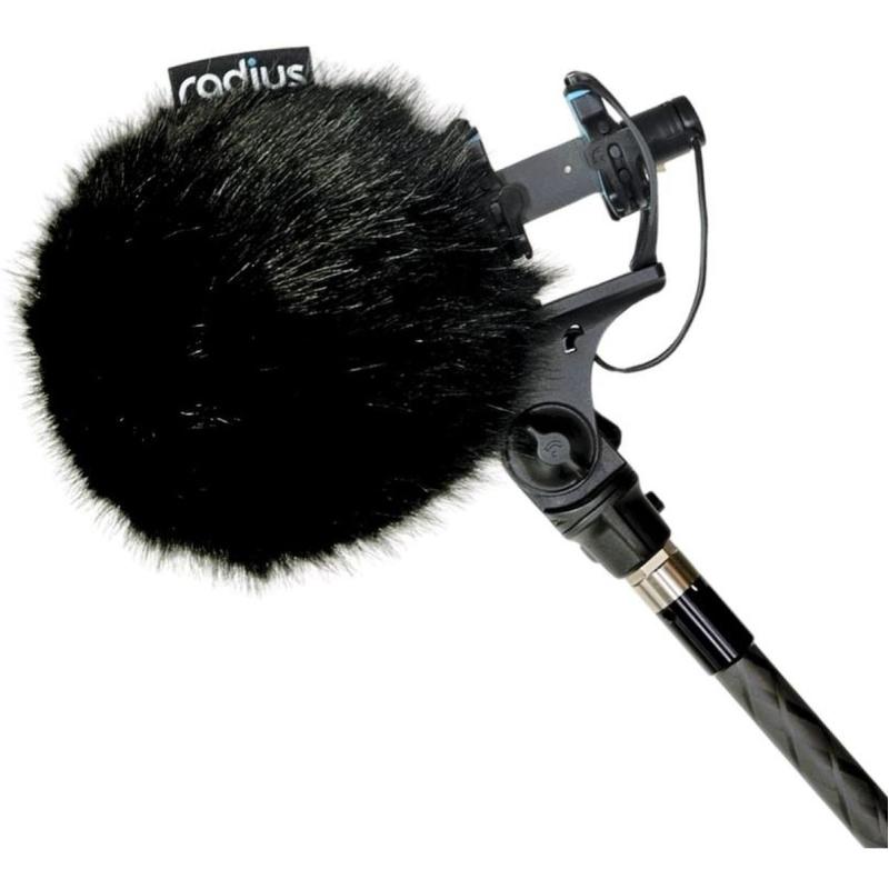 Radius Windcover For Rycote BBG Pair Black Fur