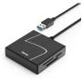 Hama USB-Card Reader USB-A w/ USB-C-Adapter USB 3.2 GEN1 SD/Micro SD/CF/MS