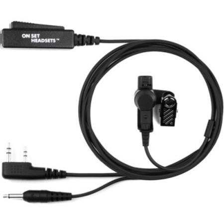 On Set Headsets FilmPro X Headset (Kenwood 2-PIN Black)