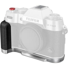 SmallRig 4713C L-Shape Mount Plate w Handle For Fujifilm X-T50 (Silicone/Silver)