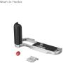 SmallRig 4713C L-Shape Mount Plate w Handle For Fujifilm X-T50 (Silicone/Silver)