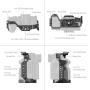 SmallRig 6024 Hawklock Quick Release Cage For Sony Alpha 7 V / 7R V / 7 IV
