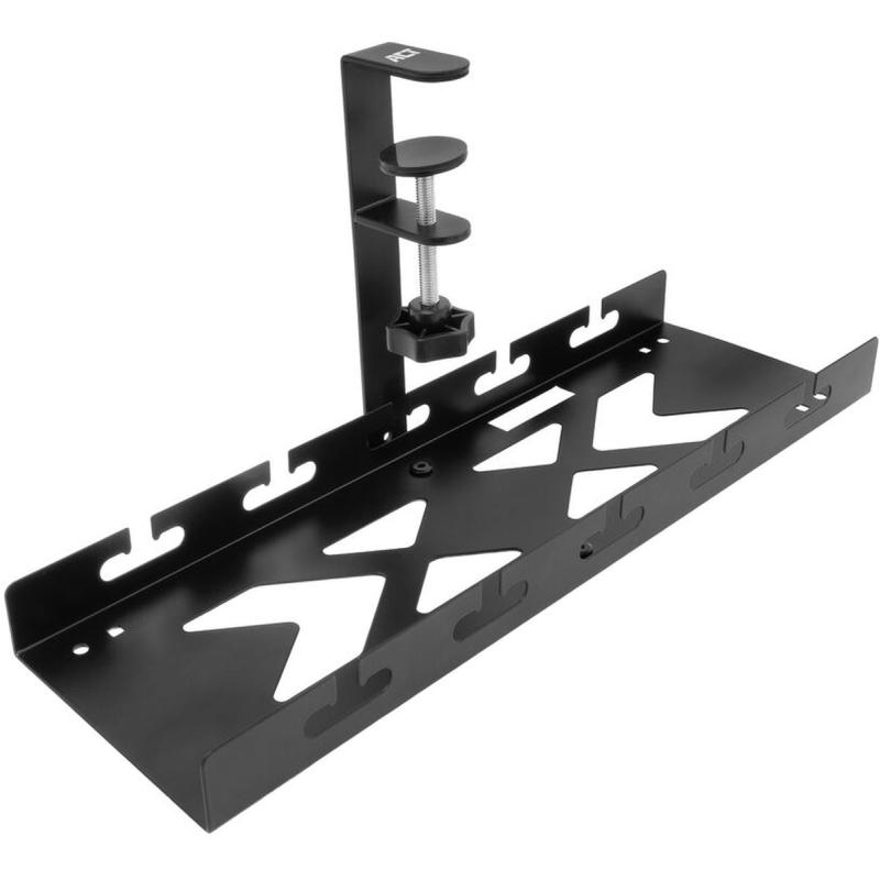 ACT Under-Desk Cable Management Tray w/ Clamp Mount 40cm