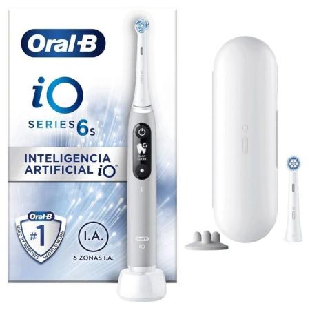 Cepillo Dental Oral-B iO Serie 6S/ Incluye 2 Recambios/ Gris