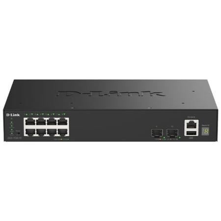 Switch Gestionable D-Link DGS-1530-10/E 8 Puertos/ RJ-45 Gigabit 10/100/1000/10G/ SFP