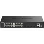 Switch Gestionable D-Link DGS-1530-20/E 16 Puertos/ RJ-45 10/100/1000