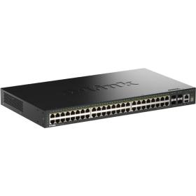 Switch Gestionable D-Link DGS-1530-52P/E 48 Puertos/ RJ-45 10/100/1000/ SFP/ PoE