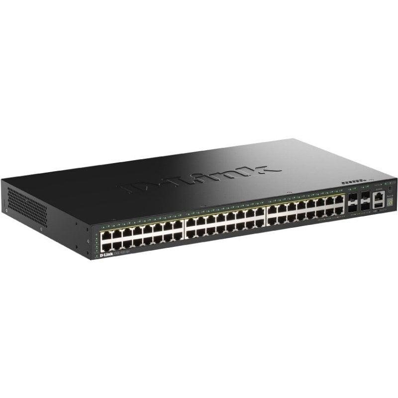 Switch Gestionable D-Link DGS-1530-52P/E 48 Puertos/ RJ-45 10/100/1000/ SFP/ PoE