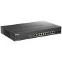 Switch D-Link DMS-1250-10SP/E 8 Puertos/ RJ-45 Gigabit 100/1000/2.5G/ SFP/ PoE