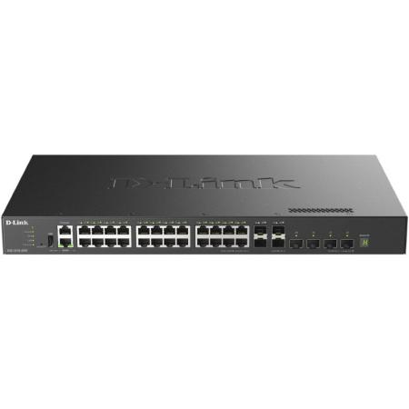 Switch Gestionable D-Link DXS-3410-32XY 24 Puertos/ RJ-45 10Gbps/ SFP/ PoE