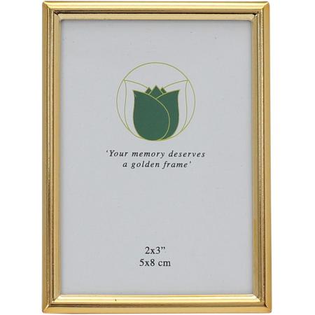 Weisz Photo Frame Gold Colour 6x9 cm