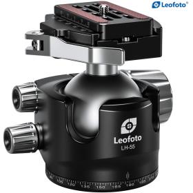 Leofoto LH-55LR (w/ LR-70 Clamp) 55mm Low Center Of Gravity Ball Head