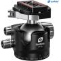 Leofoto LH-55LR (w/ LR-70 Clamp) 55mm Low Center Of Gravity Ball Head
